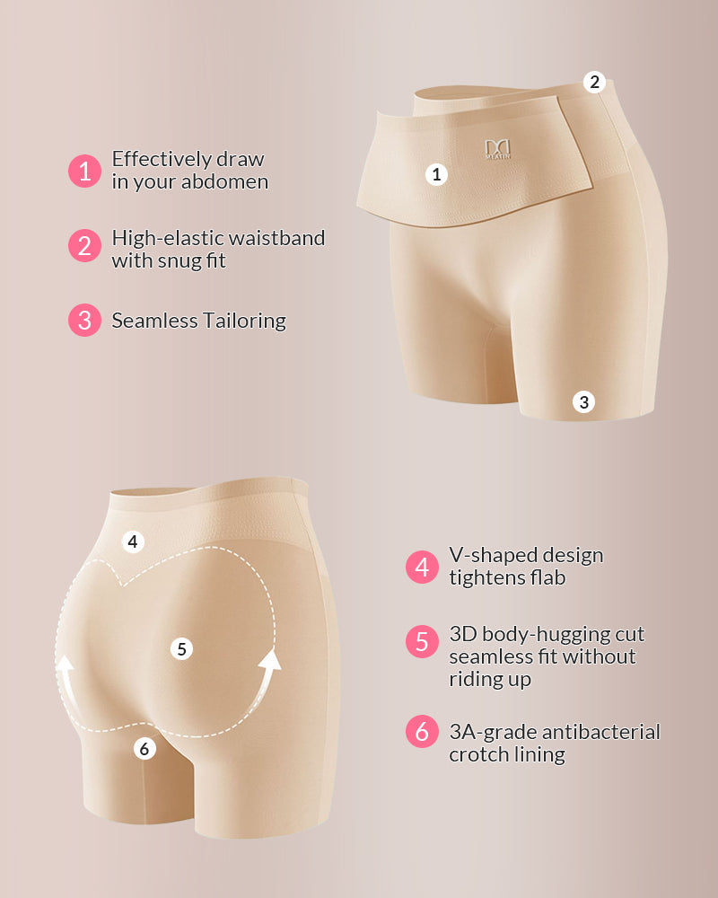 Willluxe® Ice Silk 3-in-1 Shapewear Safety Shorts