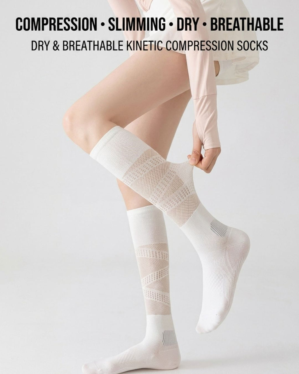 Willluxe® Breathable Elastic Sports Calf Compression Socks