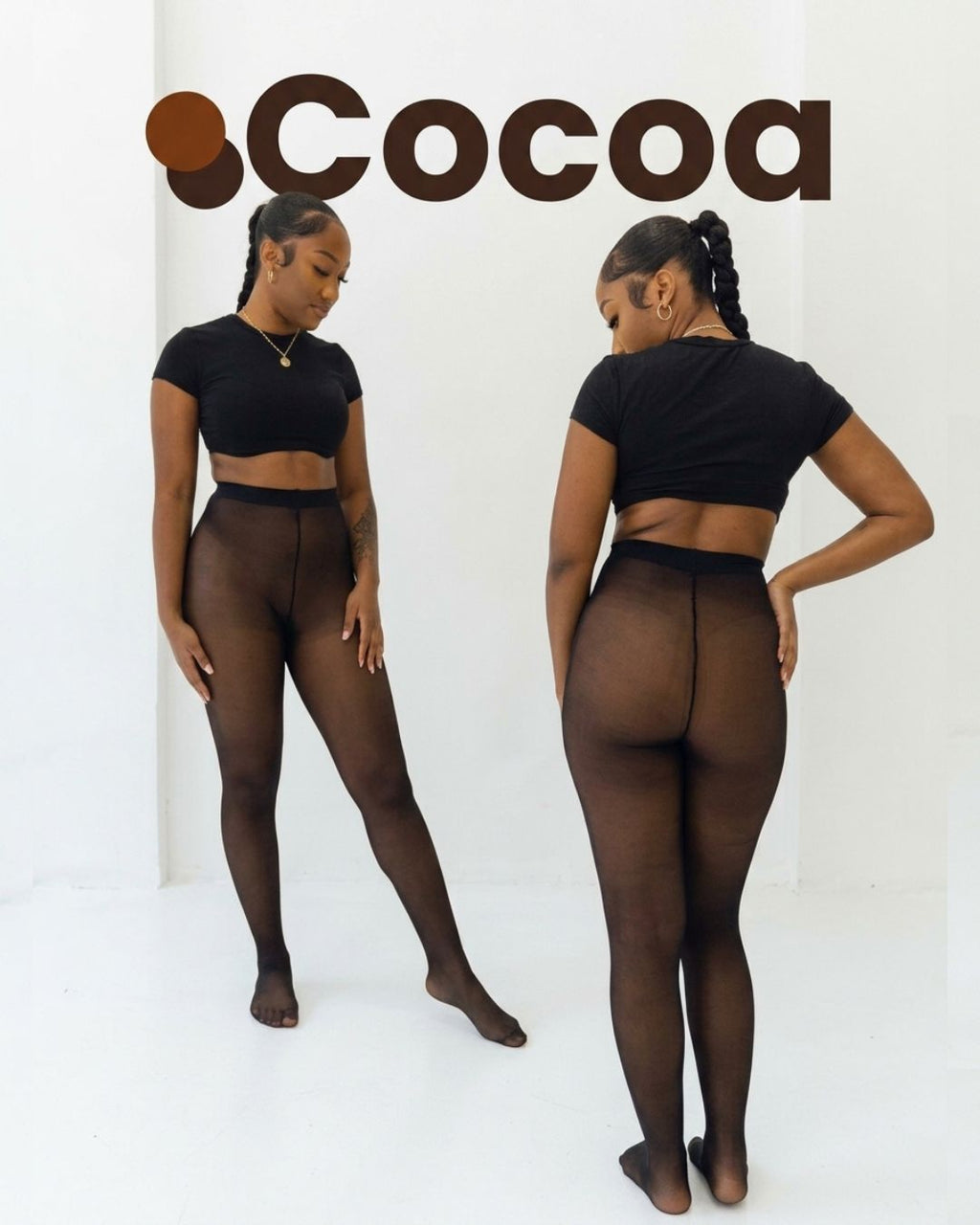 Willluxe® Sheer Fleece-Lined Tights Inclusive Skin