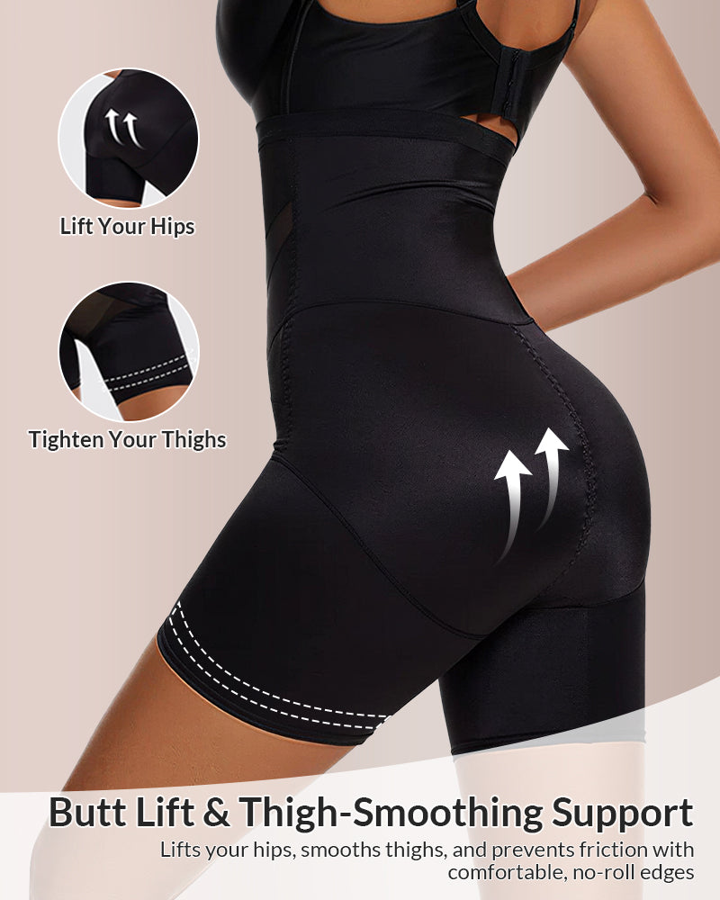 Willluxe® High-Waisted Breathable Tummy Control Shapewear Shorts