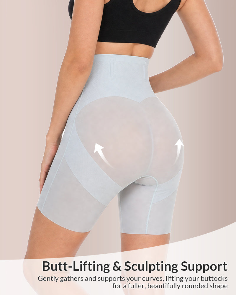 Willluxe® Ultra-Thin High-Waisted Cross-Compression Shaping Shorts