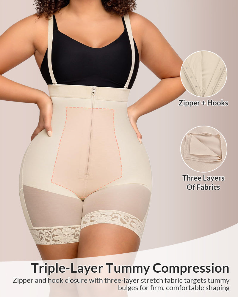 Willluxe® Seamless High-Waist Tummy Control Shapewear Bodysuit