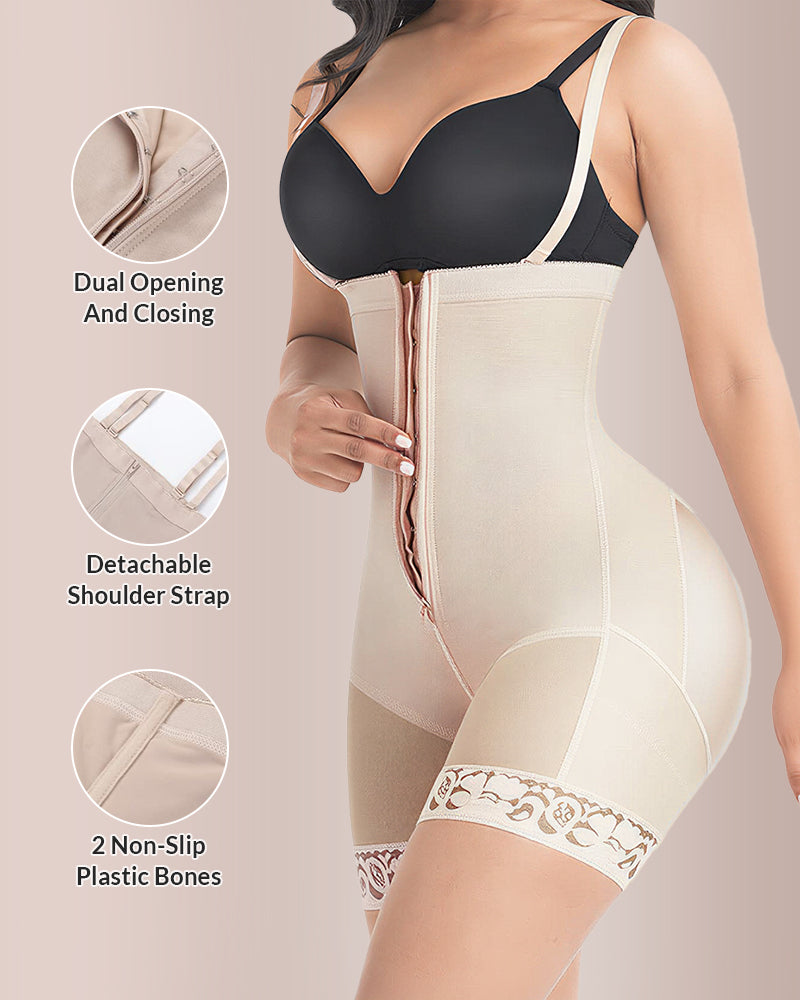 Willluxe® Seamless High-Waist Tummy Control Shapewear Bodysuit