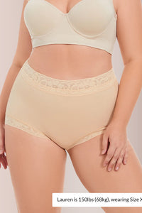 Willluxe® Sculpt & Smooth Lace Tummy Control Shapewear Boyshorts