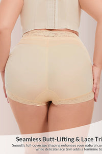 Willluxe® Sculpt & Smooth Lace Tummy Control Shapewear Boyshorts