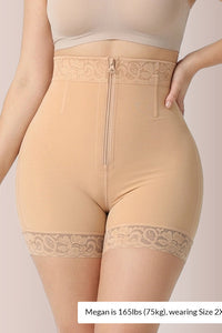 Willluxe® Sculpt & Lift High-Waisted Zipper Shapewear Shorts
