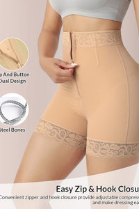Willluxe® Sculpt & Lift High-Waisted Zipper Shapewear Shorts