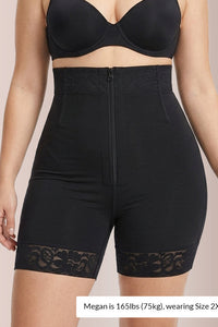 Willluxe® Sculpt & Lift High-Waisted Zipper Shapewear Shorts