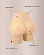 Willluxe® Sculpt & Lift High-Waisted Zipper Shapewear Shorts