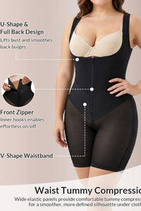 Willluxe® Sculpting Front-Zip Body Shapewear with Tummy Control
