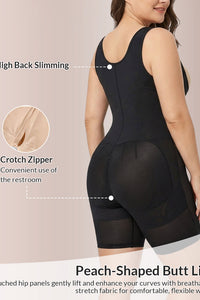 Willluxe® Sculpting Front-Zip Body Shapewear with Tummy Control
