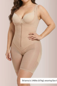 Willluxe® Sculpting Front-Zip Body Shapewear with Tummy Control