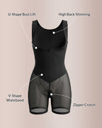 Willluxe® Sculpting Front-Zip Body Shapewear with Tummy Control