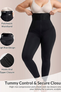 Willluxe® Sculpt & Lift High-Waisted Zipper Shaping Leggings