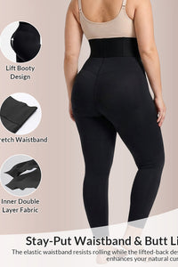 Willluxe® Sculpt & Lift High-Waisted Zipper Shaping Leggings