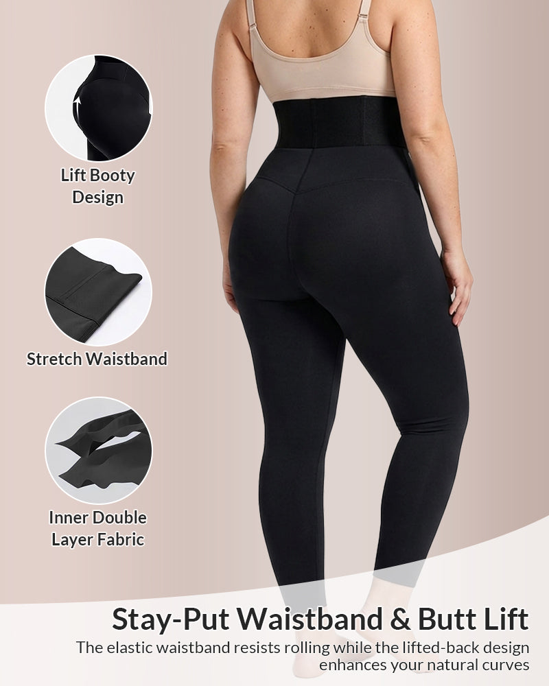 Willluxe® Sculpt & Lift High-Waisted Zipper Shaping Leggings