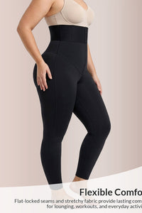 Willluxe® Sculpt & Lift High-Waisted Zipper Shaping Leggings