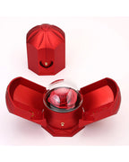 Willluxe® Sparkling Heart Necklace & Rotating Rose Box-For My Mom