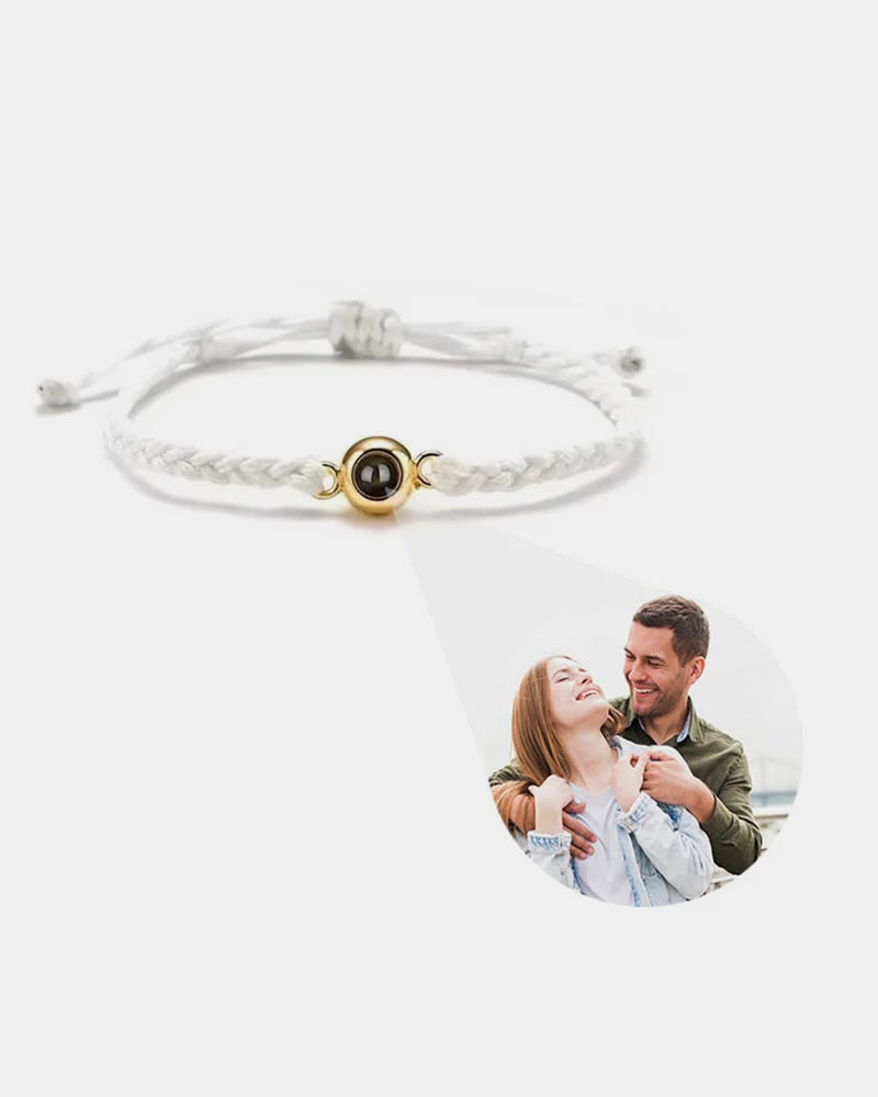 WILLLUXE® Custom Photo Bracelet That Allows Uploading Of Personal Photos