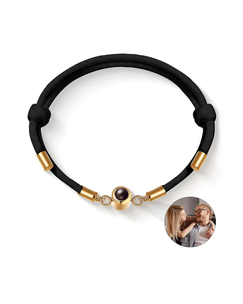 WILLLUXE® Custom Photo Bracelet That Allows Uploading Of Personal Photos