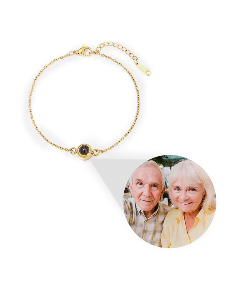 WILLLUXE® Custom Photo Bracelet That Allows Uploading Of Personal Photos