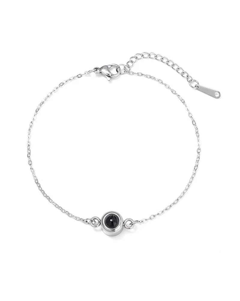 WILLLUXE® Custom Photo Bracelet That Allows Uploading Of Personal Photos