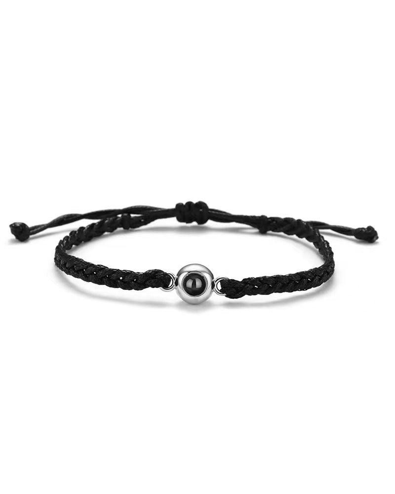WILLLUXE® Custom Photo Bracelet That Allows Uploading Of Personal Photos