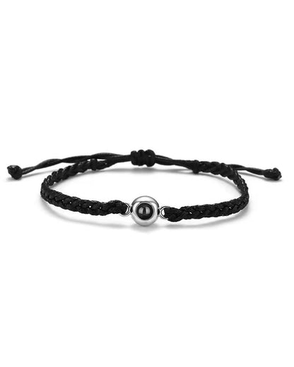 WILLLUXE® Custom Photo Bracelet That Allows Uploading Of Personal Photos