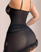 Willluxe® Lace Camisole Push-Up Bodysuit Dress