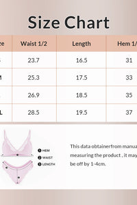 Willluxe® Lace Trim Wirefree Lightweight Underwear Set