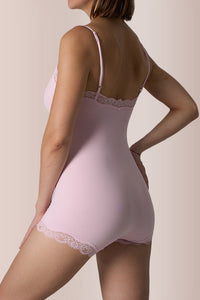 Willluxe® Lace Trim Spaghetti Strap Lightweight Pajama