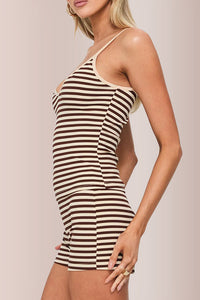 Willluxe® Striped Cami & Shorts Lounge Set