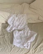 Willluxe® Lightweight Crinkle Cotton Cami & Shorts Loungewear Set