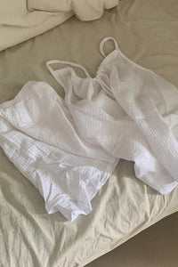 Willluxe® Lightweight Crinkle Cotton Cami & Shorts Loungewear Set