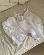 Willluxe® Lightweight Crinkle Cotton Cami & Shorts Loungewear Set