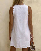 Willluxe® The Coastal Escape Sleeveless Swing Dress