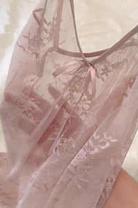 Willluxe® Sheer Lace Pajama Set