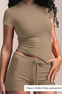 Willluxe® The Essential Athleisure Two-Piece Short Set