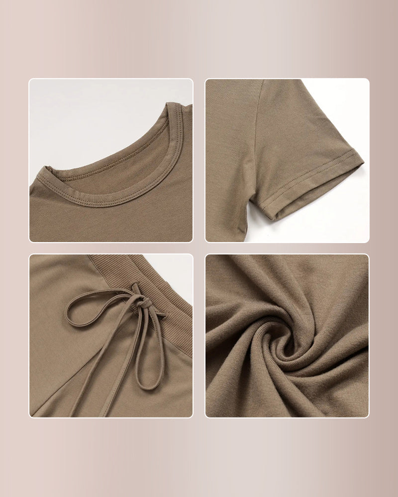 Willluxe® The Essential Athleisure Two-Piece Short Set