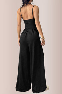Willluxe® Women's Sleeveless Halter Jumpsuit