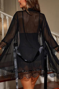 Willluxe® Sheer Lace Sleepwear Set