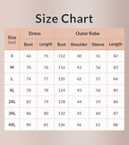 Willluxe® Romantic Lace Bustier Chemise & Sheer Robe 2-Piece Set