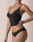 Willluxe® Lace Padded Triangle Camisole Set