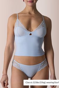 Willluxe® Lace Padded Triangle Camisole Set