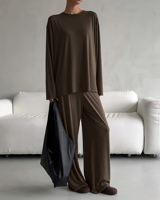 WILLLUXE® Lightweight & Skin-Friendly Modal Soft Pajama Set