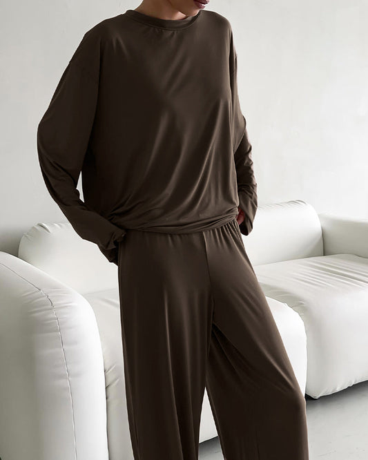 WILLLUXE® Lightweight & Skin-Friendly Modal Soft Pajama Set