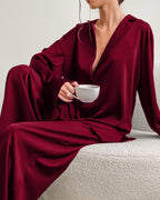 Willluxe® Summer Faux Silk Pajama Set