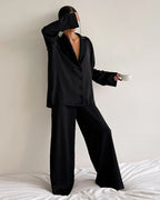 Willluxe® Summer Faux Silk Pajama Set