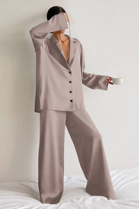 Willluxe® Summer Faux Silk Pajama Set