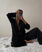 Willluxe® Summer Faux Silk Pajama Set